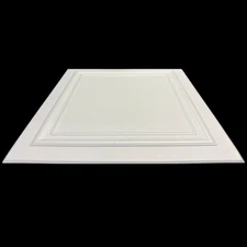 Easy DIY installation Glue Up Over Popcorn Ceilings Lightweight Tile R24W Lot/40