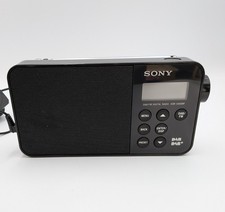 Sony DAB FM Digital Radio XDR-S40DBP Black Portable Compact Mains Battery