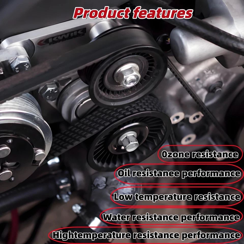 Serpentine Belt For Chevry GMC C1500 C2500 K1500 K2500 Suburban Pickup 6PK2500 - Image 4 of 4