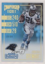 2016 Panini Contenders Championship Ticket 19/99 Jonathan Stewart #43 ux1