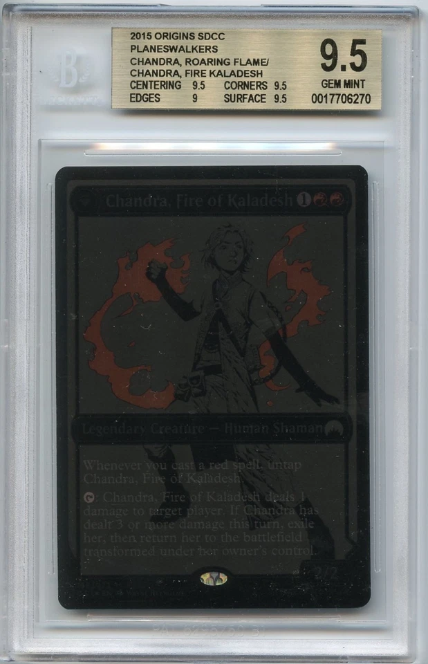 BGS 9.5 (w/ subs) SDCC 2015 Black Planeswalker set with book and box MTG Origins - Image 4 of 4