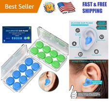 Moldable Silicone Ear Plugs - Comfortable Noise Cancelling for Sleep Swim