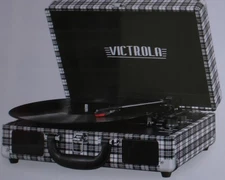 Victrola Journey Bluetooth Portable Suitcase Record Player-W/ Built-in Speakers