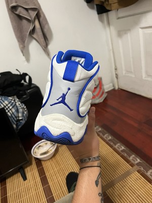 Jordan Pro Strong Royal White And Grey Size 13 No Box