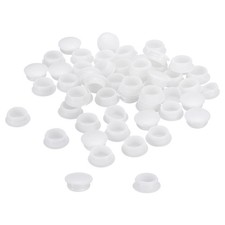 150Pcs Screw Hole Plugs, 15mm 9/16" Dia Plastic Button Plugs, White