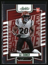 2023 Panini Absolute #175 DJ Turner Green