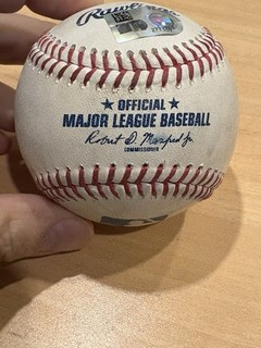 Will Smith Dodgers GAME USED Baseball Single RBI Scores Ohtani 6/5/25 Vs Mets