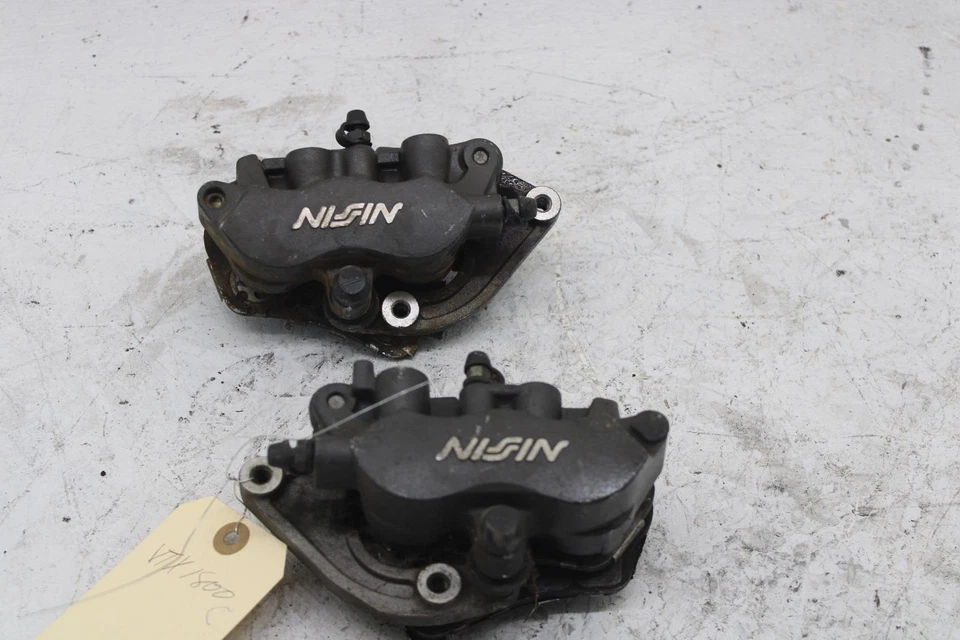 03-08 JUEGO DE PINZAS DE FRENO DELANTERAS DERECHA IZQUIERDA HONDA VTX1800 VTX 1800 OEM PAR M3 Foto 4 de 4