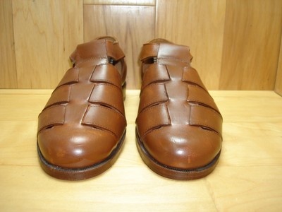 Brand New COLE HAAN Men\'s Brown Leather Fisherman Sandals Sz 10.5 M cole haan fisherman sandals products for sale | eBay main image 4