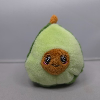 Keel Toys Bobballs - Avocado - Mini Plüschtier Kuscheltier Beanie 3,5 Zoll Spielen Essen Gemüse