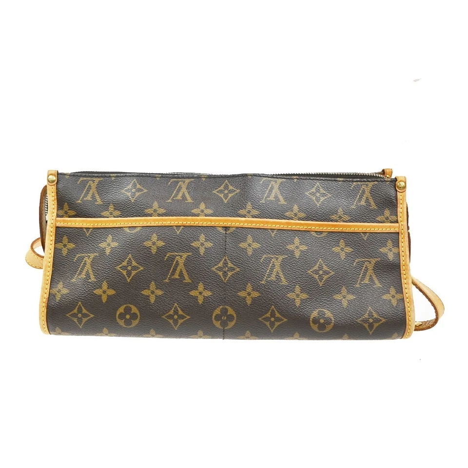 Bolso de Hombro Largo LOUIS VUITTON LV Popincourt Monograma Marrón M40008 35TA206 Foto 3 de 4