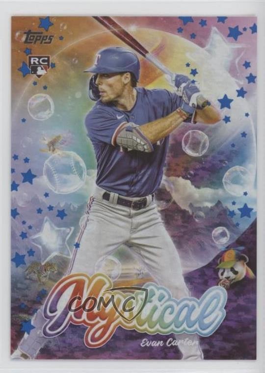 2024 Topps Update Mystical Blue Evan Carter #MYS-14 05ns