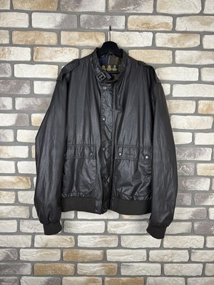 Barbour International Men s Bomber Jacket Size XL Brown Color 