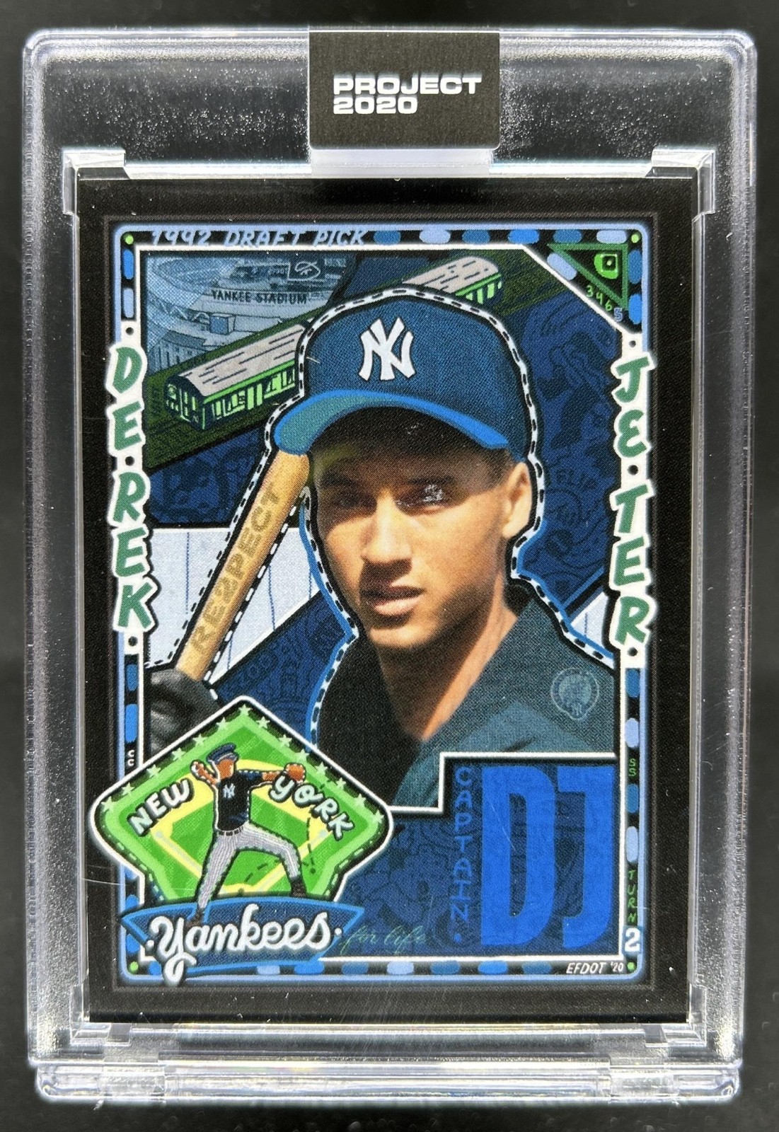 2020 Topps Project Derek Jeter #157 Yankees