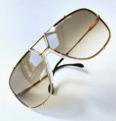 vintage CAZAL 902 TARGA design col 97 gold plated sunglasses W.Germany 901 rare - Bild 1 von 4