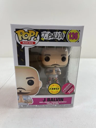 Funko Pop! J Balvin (Limited Edition) Chase #136 in Protector Green Hair Variant