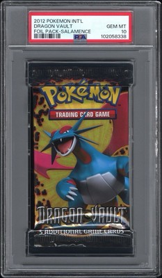 2012 Pokemon Int'l Dragon Vault Salamence PSA 10 Foil Booster Pack GEM MINT Pop7 | eBay 2012 Pokemon Int'l Dragon Vault Salamence PSA 10 Foil Booster Pack GEM MINT Pop7 | eBay