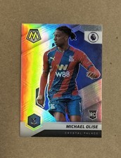 2021-22 Mosaic Premier League Michael Olise Silver Prizm Rookie Card #136. rookie card picture
