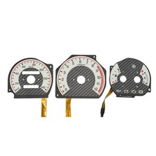 For Suzuki 91-98 Cappuccino EA11R EA21R Speedometer Panel EL Sheet Carbon Tone