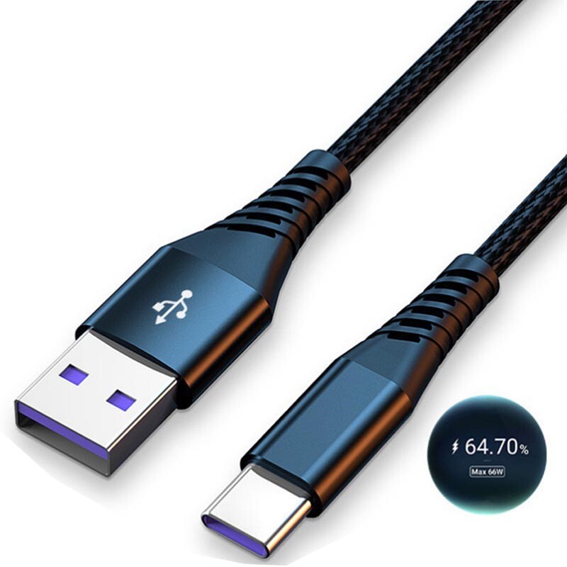Braided USB-C Sync Charger Cable for Samsung Galaxy A20e A22 A02s A12-image
