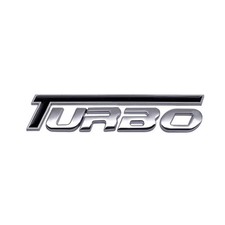 Turbo 3d Metal Zinc Alloy Car Logo Fender Emblem Rear Trunk Badge Sticker Decal