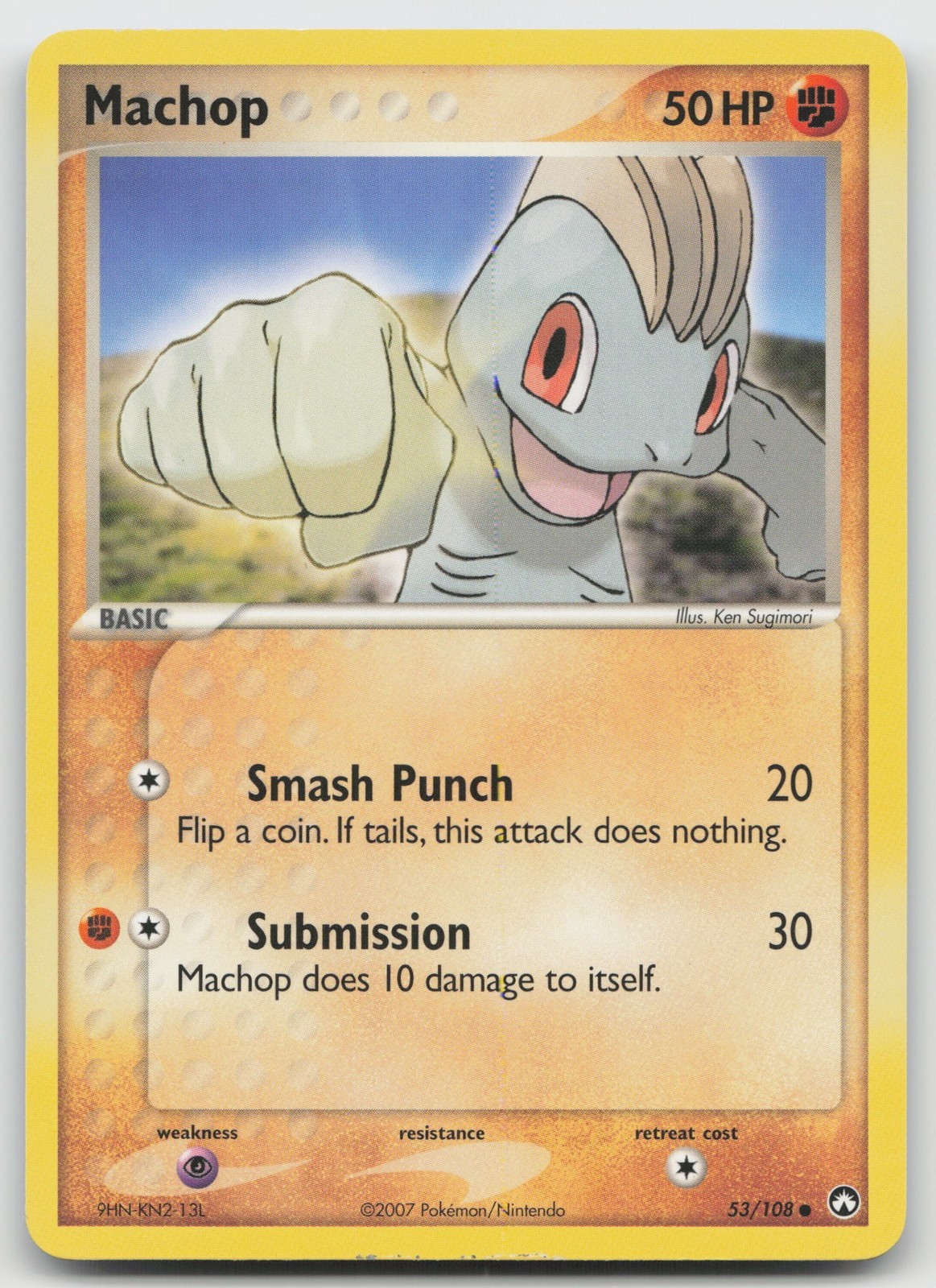 Machop Common Power Keepers 53/108 LP