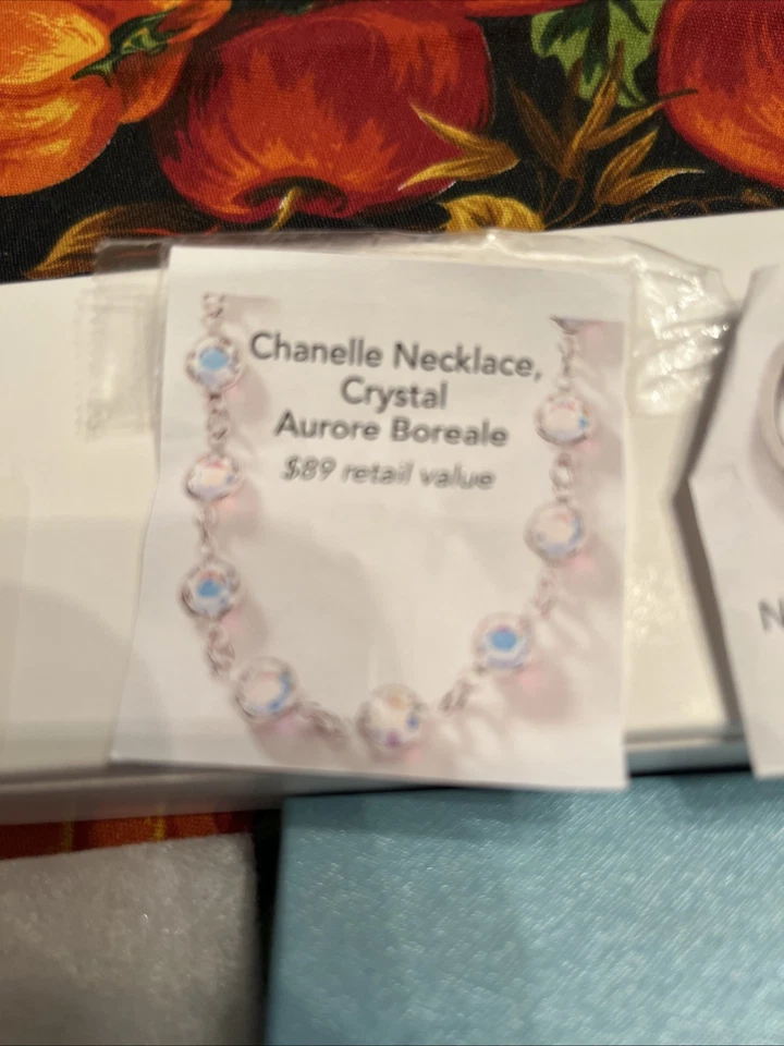 Touchstone Crystal by Swarovski Chanelle Necklace with Necklace Converter New - Image 4 of 4