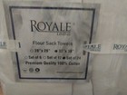 NEW- Royale Linen- 24 Flour Sack Kitchen  Dish Towels 33"x38" White 100% Cotton  — photo 2