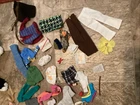 Vintage Mattel Barbie Skipper Ken Doll Clothes Some Other Mix Clothes Dress Lot