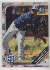2019 Bowman Chrome Prospects Atomic Refractor Reggie Lawson #BCP-68 fm0