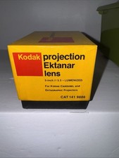 Kodak Projection Ektanar Lens Flat Field 2 1/2 inch f/3.5 lens CAT 141 9886