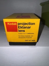 Kodak Projection Ektanar Lens Flat Field 2 1/2 inch f/3.5 lens CAT 141 9886