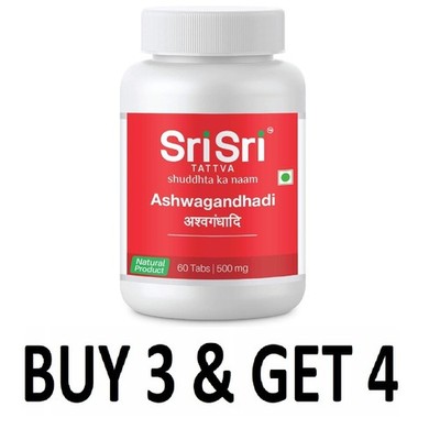 Sri Sri Tattva Ashwagandhadi  (60 Tablets) (BUY 3 & GET 4)