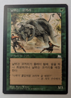 Magic Mtg Korean FBB Weatherlight Rogue Elephant near mint | eBay