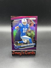 2025 Adonai Mitchell Purple Prizm /125 #49 NFL Indianapolis Colts