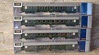 Roco H0 6200067 #...68 #...69 #...70 Csd Personenwagen Y/B-70 Set Ep.Iv