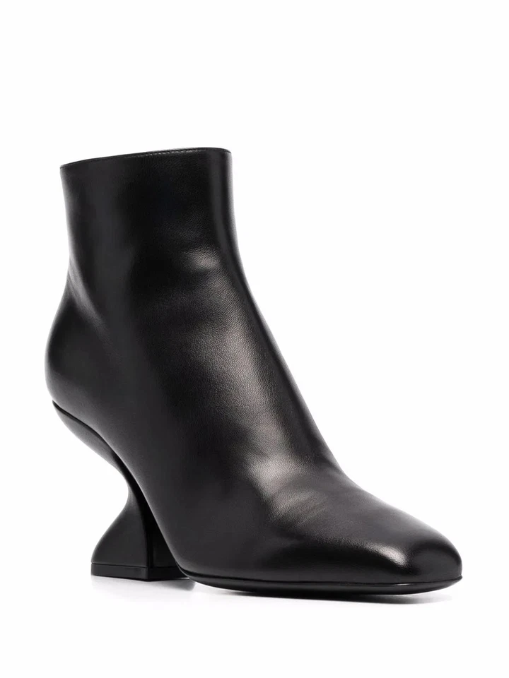 Botines con caja Ferragamo Tacón Esculpido G1N Foto 3 de 4