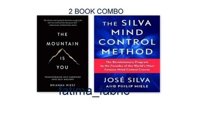 Silva Mind Control & Mountain Is You In Combo English Paperback Book d567