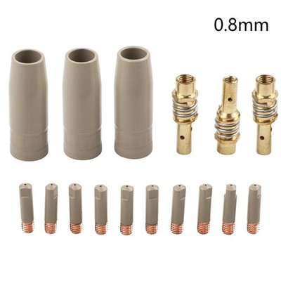 16PCS Welding For Protection Nozzle Coating Kit 0.8mm for 15AK Spray Systems