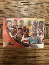2002 Topps Chrome Team Topps Insert Shaq Tim Duncan Baron Davis #TT10 Lakers