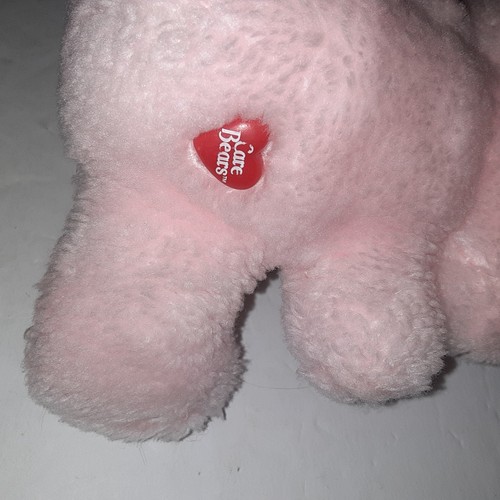 Vintage Care Bears Cheer Bear Pink Plush Stuffed 7" Kenner Rainbow 1983 - Picture 5 of 10