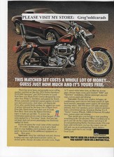 Original 1976 Honda CJ 360T Motorcycle Vintage Print Ad