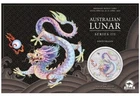 2024 Australia Brisbane Money Expo ANDA WHITE Dragon 1 oz Silver In CARD