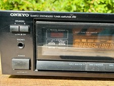 Onkyo TX-822 Quartz Synthesized Tuner Amplifier Vintage Tested Working Remote JP