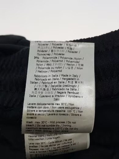 FENDI FF Logo Line Tape Track Pants/ Jeans/ Size 44/ Cotton/ Black/ FAB542 A9QR thumbnail 6