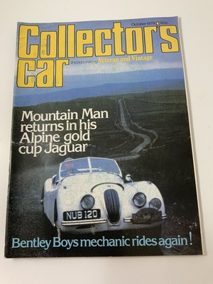 COLLECTOR'S CAR Magazine Oct 1979 Jaguar XK Bentley Vintage Sports Cars