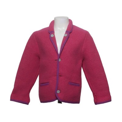 Giesswein, Jacke, Mädchen, Größe: 114, Pink/Lila, Fischgräte #gp3