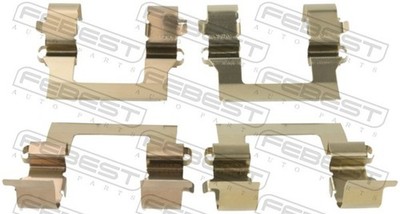 Zubehörsatz Scheibenbremsbelag FEBEST 0403-CSF für MITSUBISHI PAJERO 2 LANCER 7