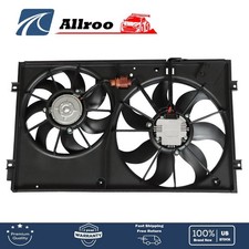 For Volkswagen Jetta 2005-2016 Passat Radiator 2006-2018 Cooling Dual Fan
