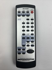 Sharp RRMCG0361AWSA 3-Disc Audio System Remote Control Genuine OEM TESTED